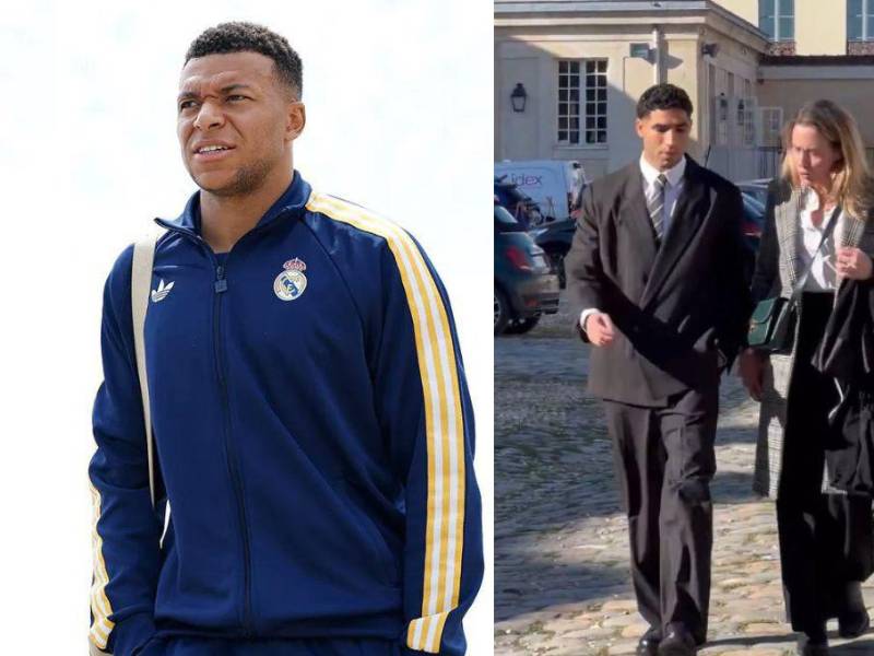 Hakimi pide el sobreseimiento de su acusación de violación y presenta una carta de Mbappé