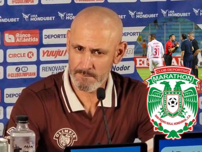 Eduardo Espinel no salió tan contento tras la victoria de Olimpia sobre Real España.