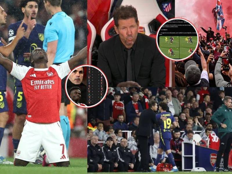 En fotos: Arsenal se clasifica a la final de Champions, Atlético de Madrid fue afectado por el VAR y la pelea que nadie vio del Cholo Simeone con un ex miembro del equipo colchonero.