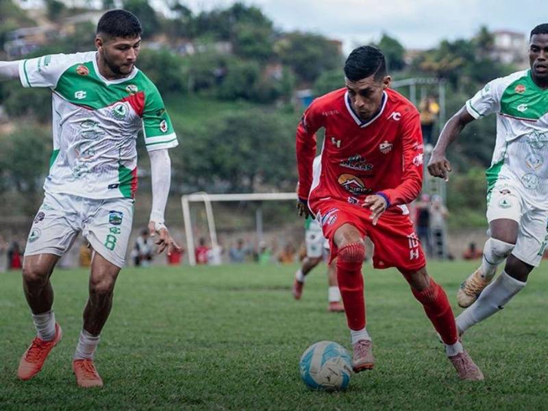 Hondupino vs Estrella Roja no se hacen daño y todo se definirá en el Marcelo Tinoco