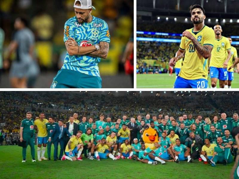 La selección de Brasil propinó tremenda paliza a Panamá, pero el show se lo llevó Neymar al final del partido y hubo un invitado de lujo.