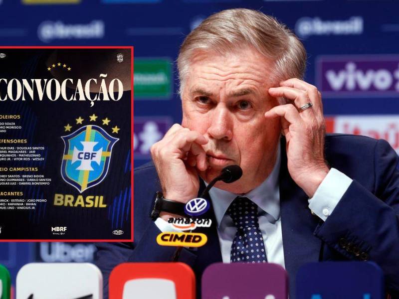 Carlo Ancelotti dio su nuevo convocatoria con Brasil para la próxima fecha FIFA.