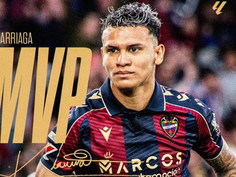 Kervin Arriaga es elegido MVP en la Liga de España tras gol ante Mallorca
