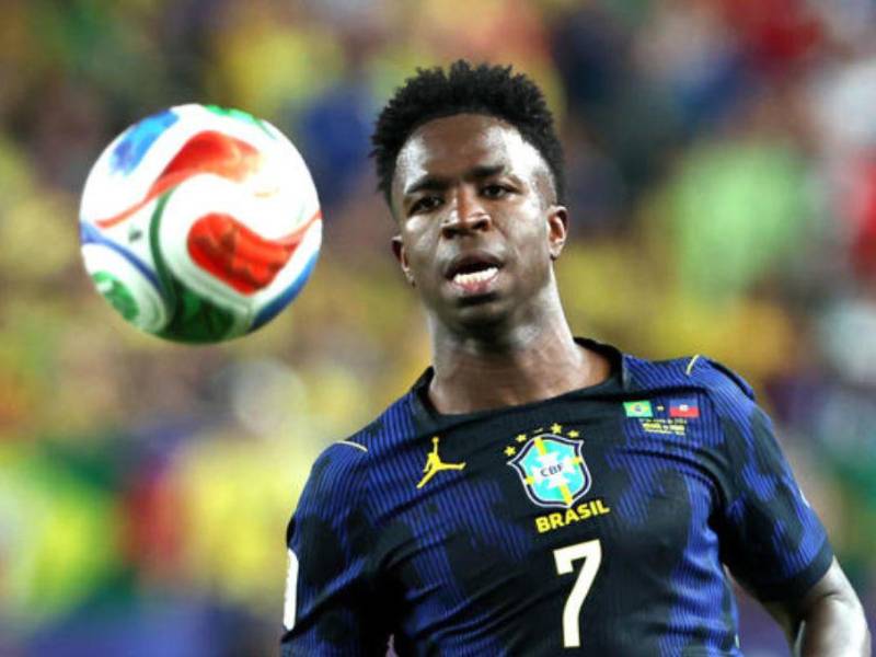 Vinicius marcó en la victoria de Brasil.