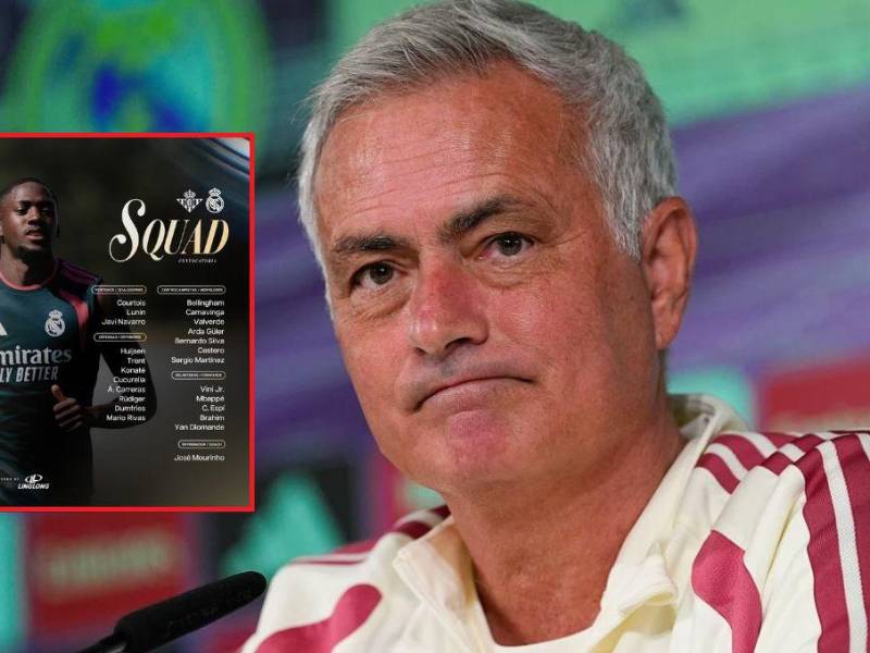 José Mourinho estuvo en conferencia de prensa antes del partido contra Betis.