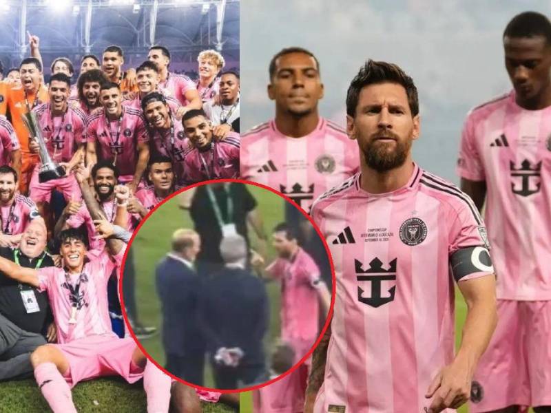 El Inter Miami de Lionel Messi consiguió este miércoles un nuevo título para sus vitrinas. Sin embargo, dentro de los festejos se vivió un curioso momento.