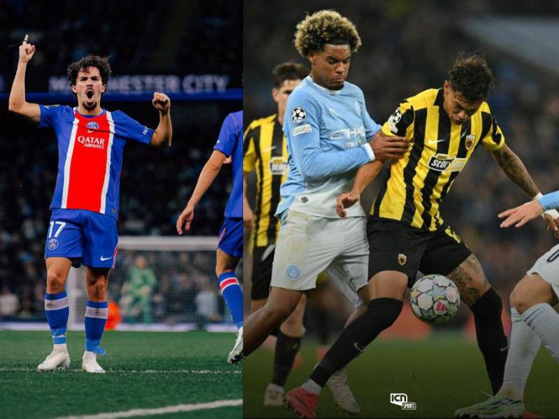 PSG baja de las nubes a Barcelona y AEK de Kervin Arriaga fue goleado por el City