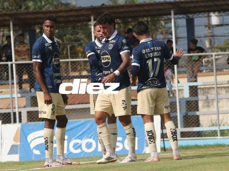 Valerio Marinacci salió lesionado en su debut como titular en Motagua.