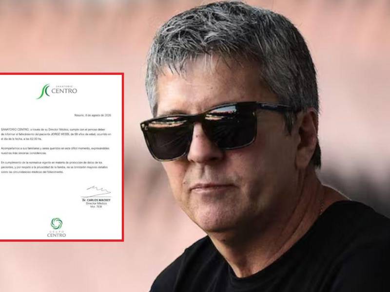 Jorge Messi murió este sábado a los 68 años.