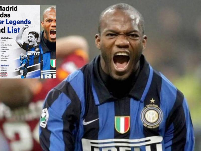 David Suazo figura en las leyendas del Inter de Milan que visitarán al Real Madrid