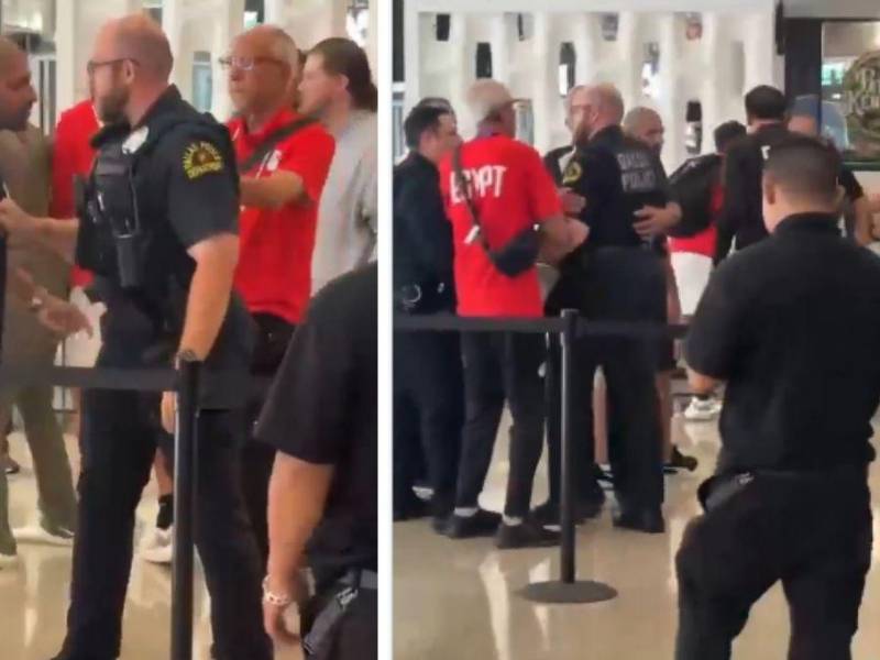 ¡Escándalo en pleno Mundial: Selección de Egipto se pelea con policía de Estados Unidos