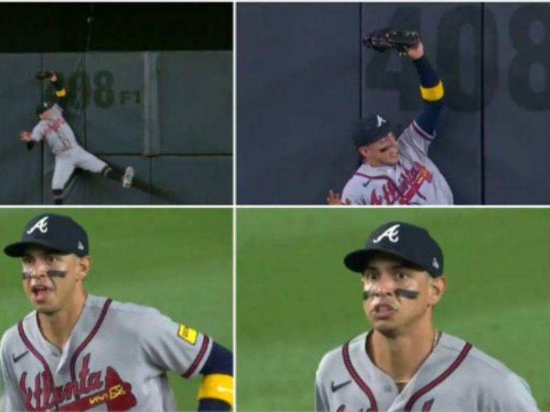 El catracho hizo una gran atrapada en el Yankee Stadium.