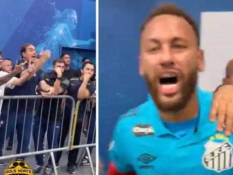 Se encaró con todos: la última polémica de Neymar en el Santos de Brasil