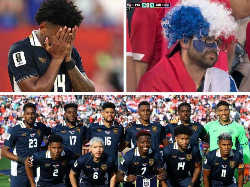 Los futbolistas de la selección canalera no pudieron esconder el dolor de la derrota ante Croacia que los deja eliminados de la Copa Mundial.