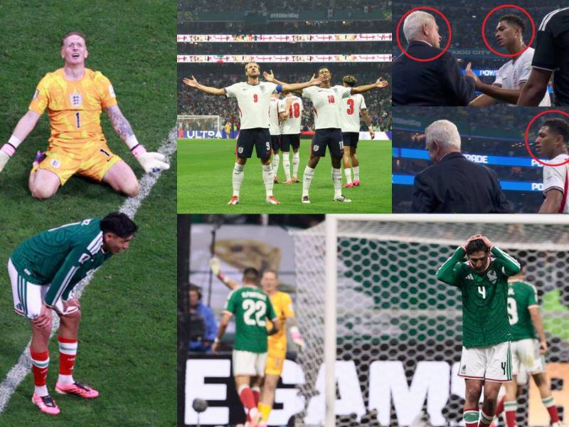 La selección de Inglaterra derrotó este domingo por 2-3 a México para clasificarse a los cuartos de final de la Copa Mundial 2026 en un partido en el que jugó 36 minutos con un hombre de menos.