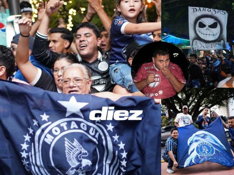 Motagua tuvo un último aliento de su afición y el banderazo estuvo lleno de alegría. Dejó momentos curiososo como la abuelita y los pequeños alentando.