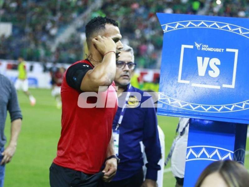 Farioli anotó golazo y rescató el empate para Marathón en la final de ida ante Motagua