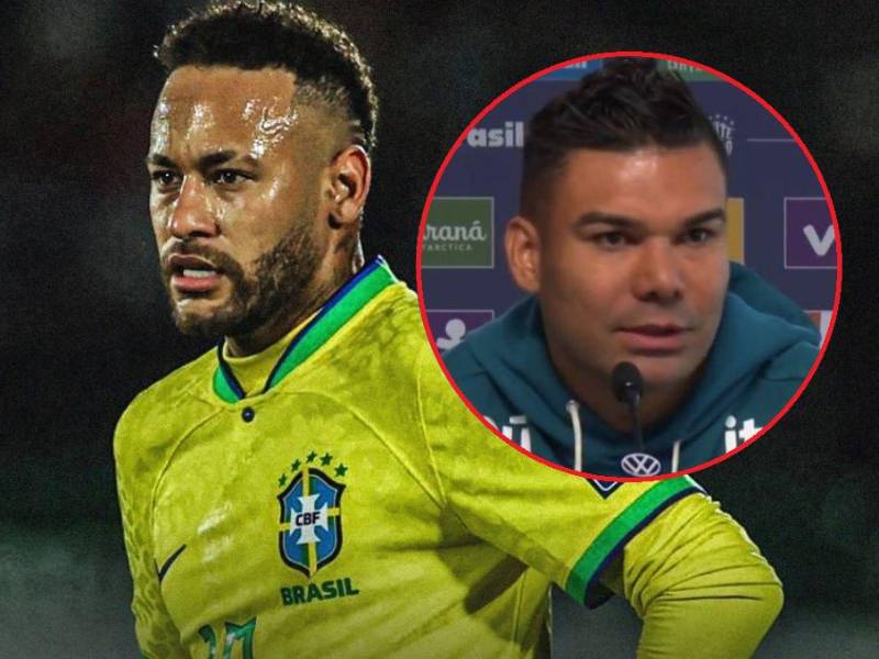 Carlos Casemiro habló luego conocer la lesión de Neymar.