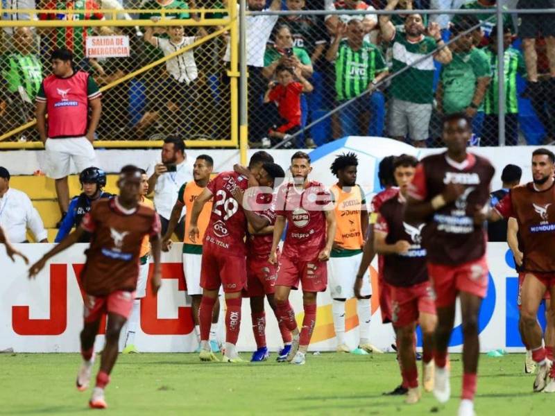 Farioli anotó golazo y da respiro a Marathón para la final de vuelta ante Motagua