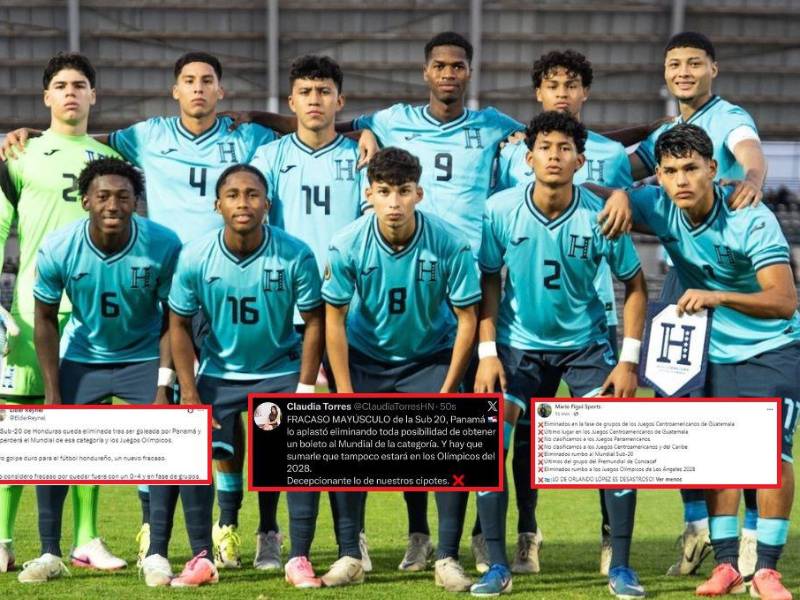 La selección de Honduras Sub-20 quedó fuera del Mundial de la categoría y Juegos Olímpicos luego de caer goleado 4-0 ante Panamá. A la Bicolor no le perdonaron nada y ya mencioan al culpable.