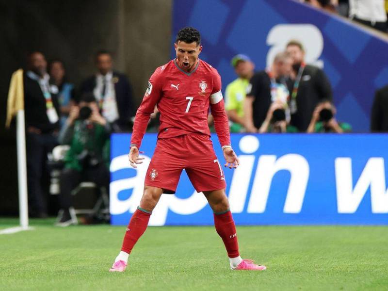 Cristiano Ronaldo hizo su noveno gol en la historia de los Mundiales.