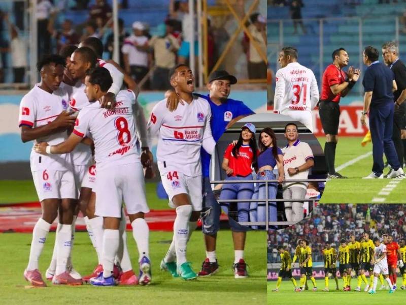 En imágenes el triunfo del Olimpia (3-2) sobre Real España en la cuarta jornada de las Triangulares del Torneo Clausura 2026 de la Liga Nacional de Honduras. FOTOS: Marvin Salgado