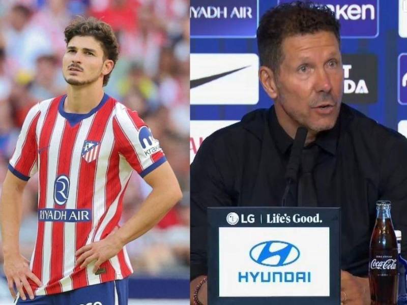 Cholo Simeone dejó clara su postura con Julián Álvarez.