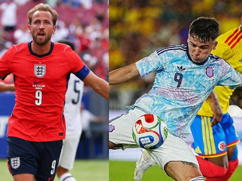 Inglaterra enfrenta a Costa Rica en un partido amistoso.