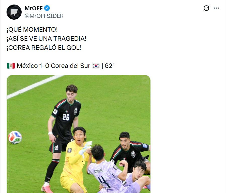 No vi avance: Faitelson cruel con México y prensa celebra a medias ante Corea
