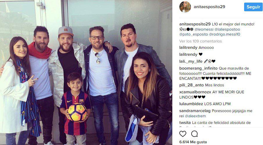 Messi eliminó a actriz argentina de Instagram por su contenido y ella explica las razones: “No me dejes de seguir”