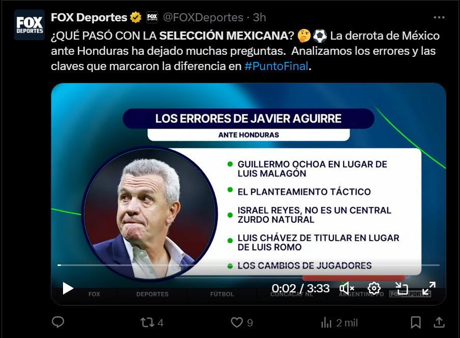 Vasco Aguirre está en polémica, Chino Huerta recibe dardo y la Selección Mexicana saca la calculadora frente a Honduras: dice la prensa azteca