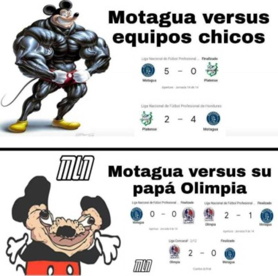 Motagua y Olimpia, protagonistas de los memes previo a la final de ida en la Liga Nacional