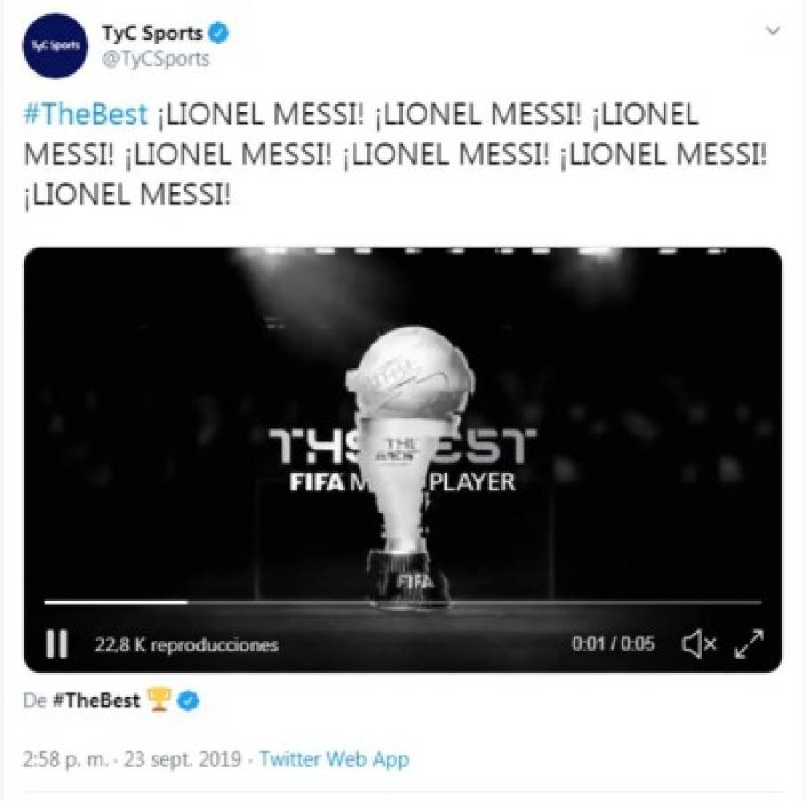 ¡Se rinden ante Lio! Lo que dicen los medios sobre Messi tras ganar su primer The Best