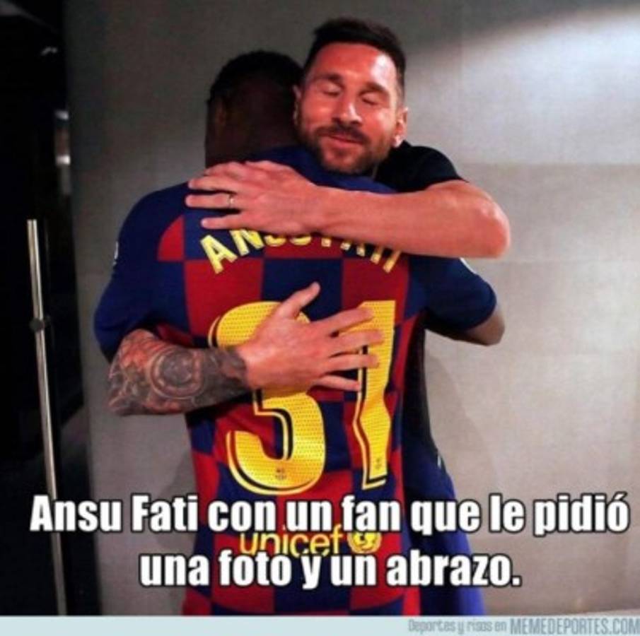 Ansu Fati, Neymar y Vinicius, víctimas favoritas de los memes de la semana  