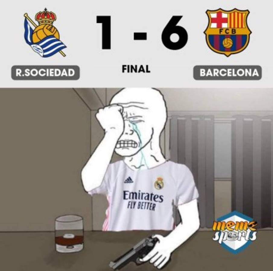 Memes: Messi es protagonista de las burlas tras la paliza de Barcelona a la Real Sociedad