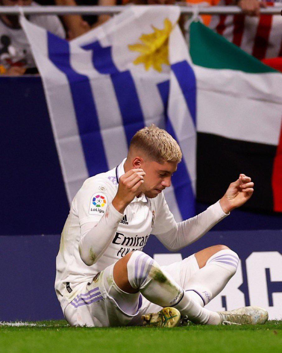 El baile de Vinicius y Rodrygo ante el Atlético, todo lo que le tiraron a los jugadores del Real Madrid y Valverde festejó a lo Haaland