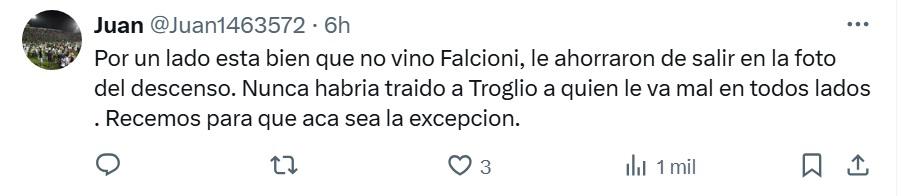 Troglio a Banfield: opiniones divididas de los aficionados por el fichaje del técnico: buena suerte, la van a necesitar