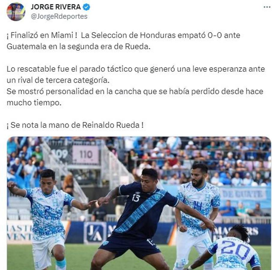 Lo que dicen los periodistas hondureños sobre el debut de Reinaldo Rueda con la Selección Nacional: “Pasa aprobación”