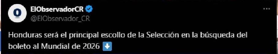 En Costa Rica dicen contra otro grande y en Honduras se habla de guerra legendaria: Prensa estalla las redes con el clásico de la eliminatoria de Concacaf