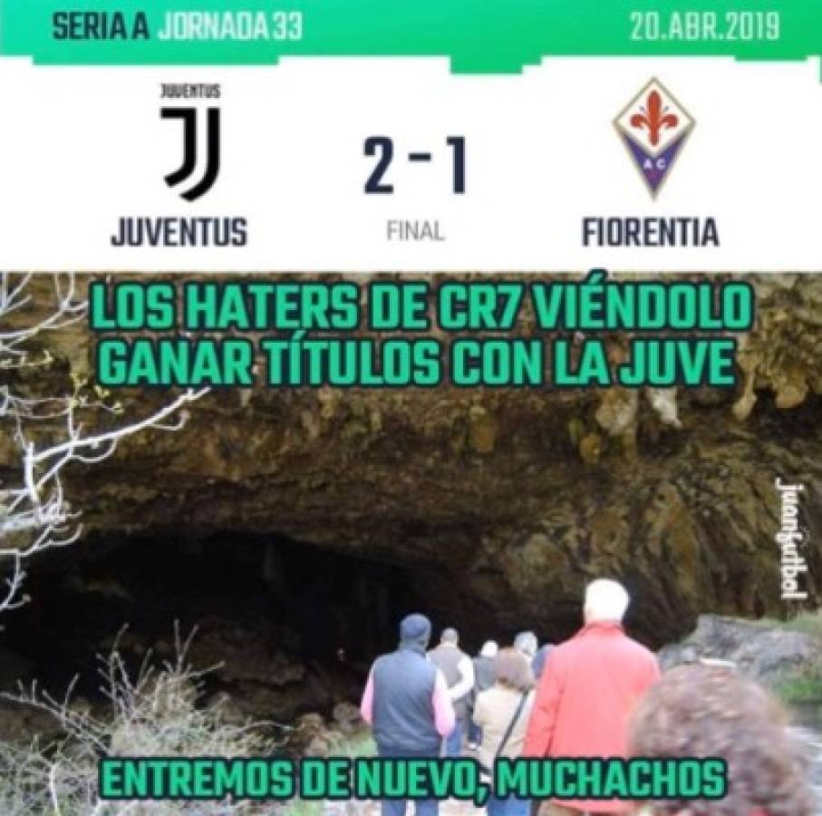 ¡Para morir de risa! Los memes liquidan a Cristiano Ronaldo tras ganar la Serie A con Juventus