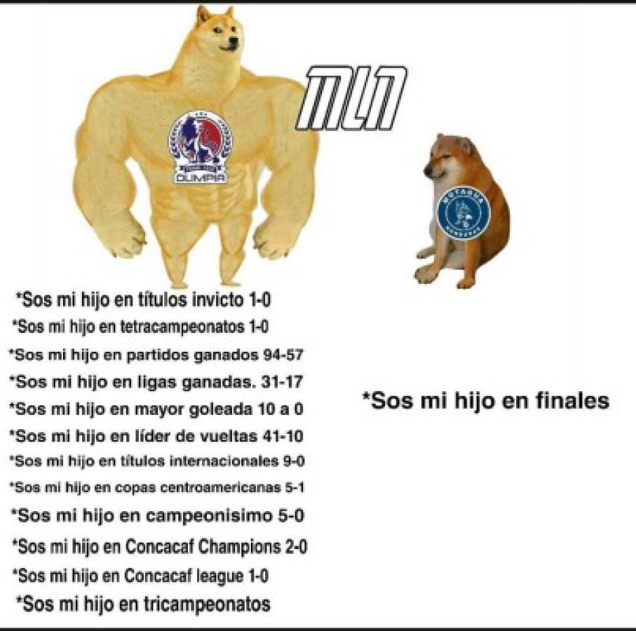 ¡Para reír! Los crueles memes que calientan el clásico Olimpia-Motagua en el Apertura 2020