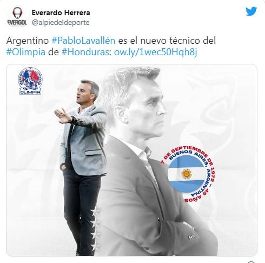 ¿Podrá conseguir el Penta? Así reaccionó la prensa de Honduras e internacional sobre la llegada de Pablo Lavallén a Olimpia