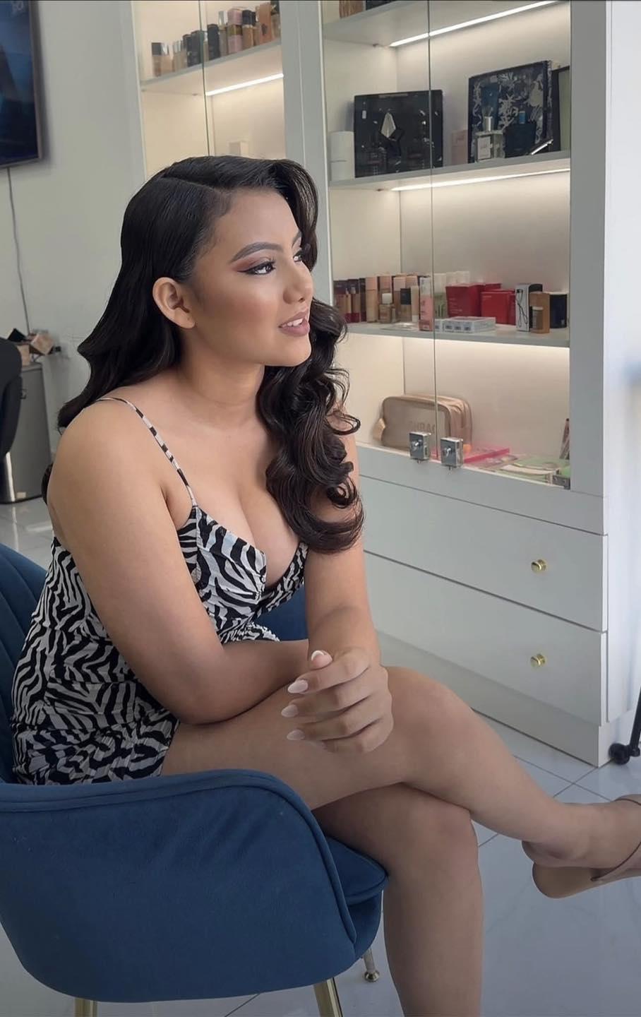 Así es Lisbeth Sorto, la hermana de Saíd Martínez que destaca por su belleza y lucha por coronarse reina en Tocoa