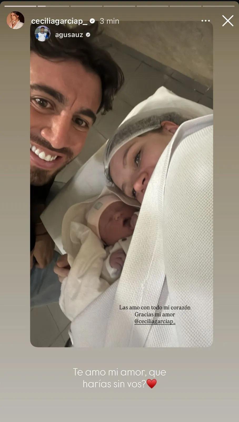 Yo fui la que se atrevió: la revelación más curiosa de Cecilia García tras hacer papá a Agustín Auzmendi