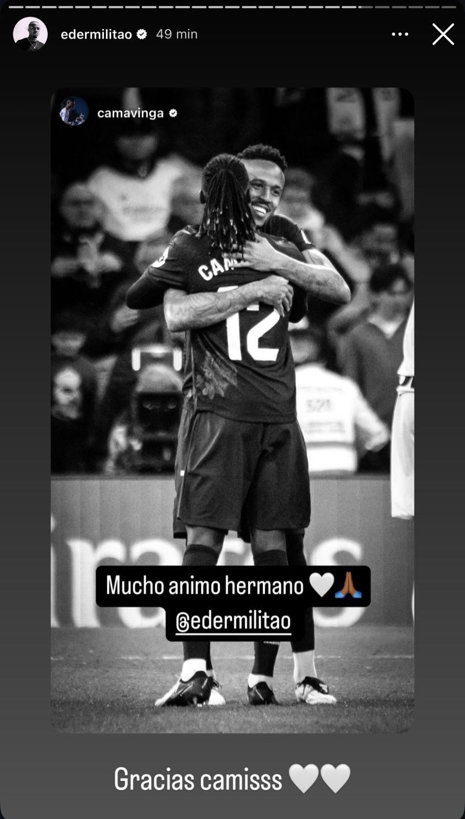 Militao se desahoga en redes y el mensaje de Ramos y Marcelo: el brasileño es arropado por todo el Real Madrid tras su lesión