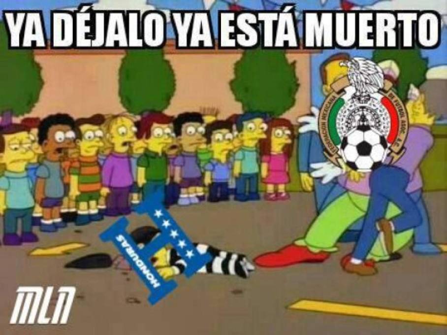 La Selección de Honduras fue goleado por México en la Copa Oro y los memes no lo perdonan