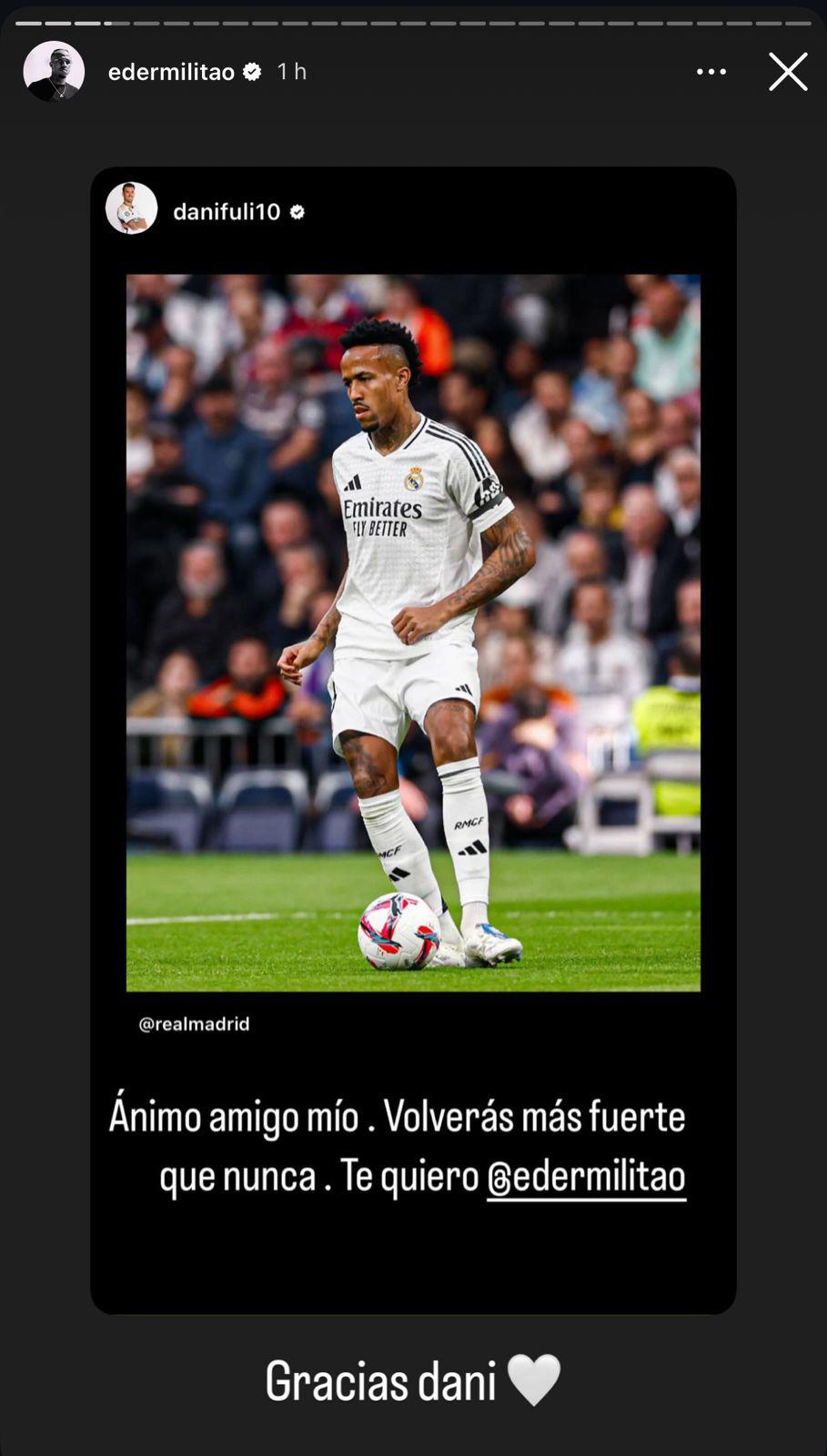 Militao se desahoga en redes y el mensaje de Ramos y Marcelo: el brasileño es arropado por todo el Real Madrid tras su lesión