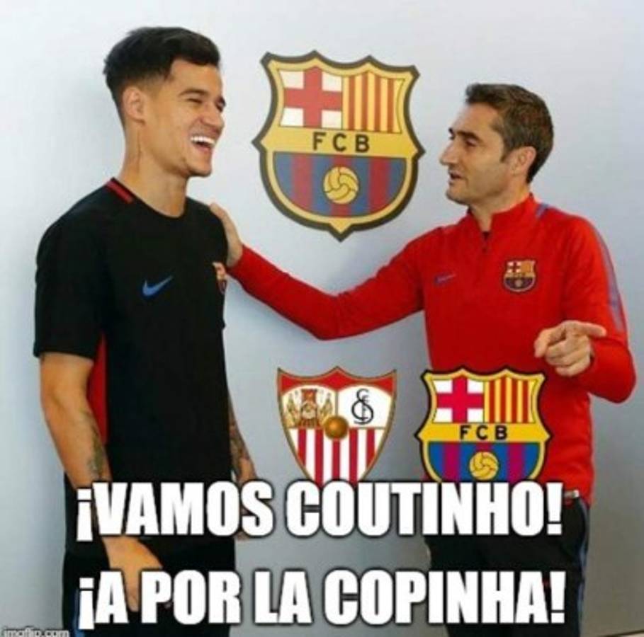 Los crueles memes de la paliza del Barcelona al Sevilla en la final de la Copa del Rey