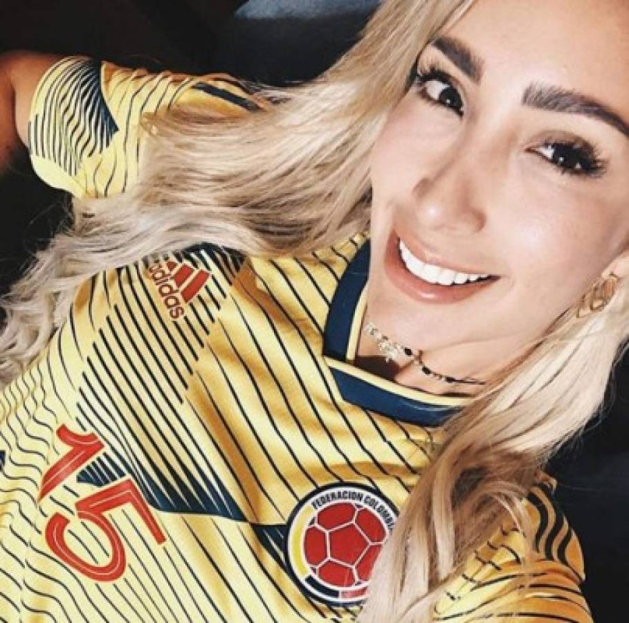 ¡Muñecas! Colombianas y aficionada qatarí enamoran en la Copa América 2019