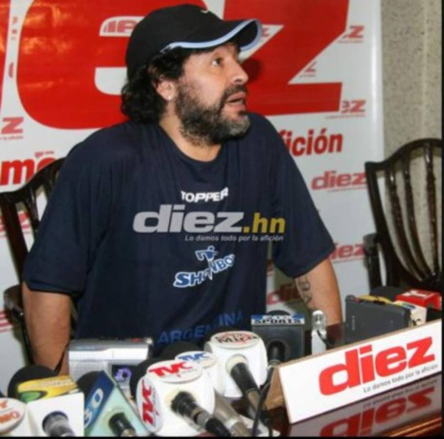 La visita inolvidable de Diego Maradona en Honduras 14 años antes de su muerte